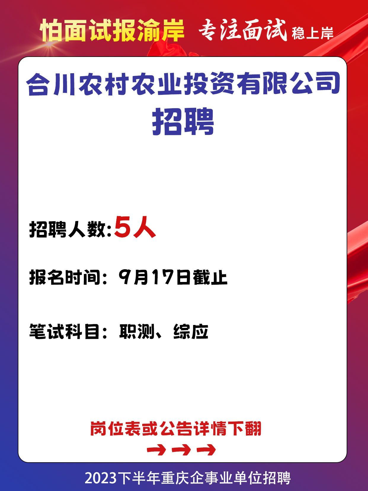 合川最新招聘信息总览