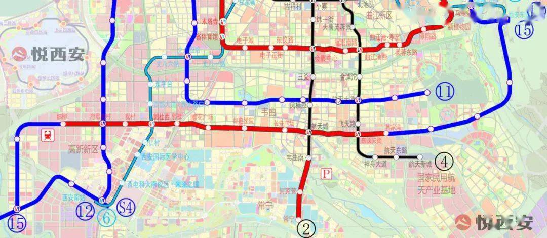 西安地铁15号线最新线路图，开启交通枢纽新篇章