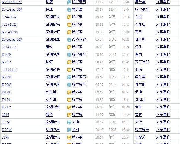 Z267次火车最新时刻表全面解析